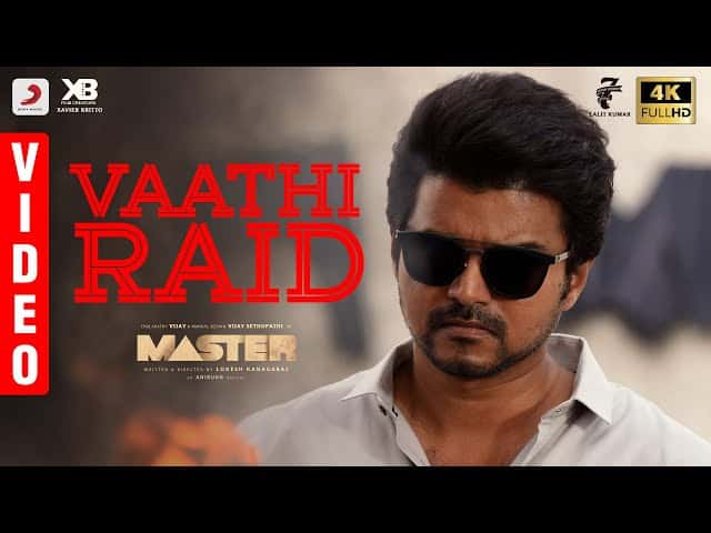 Vaathi Raid Song Lyrics in Tamil