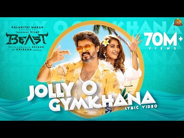 beast anirudh ravichander jolly o gymkhana lyrics tamil